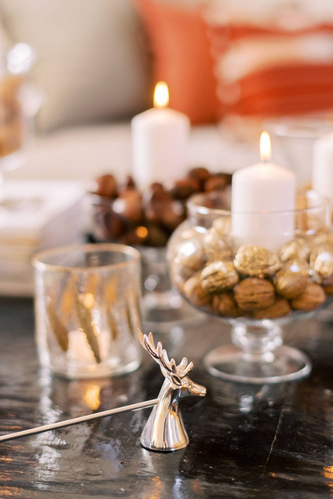 holiday decor candle