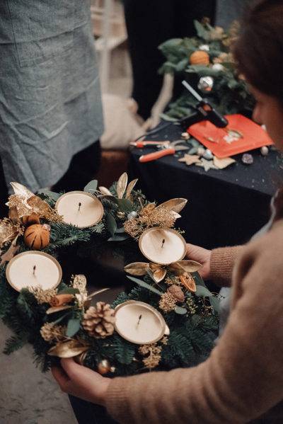 atelier couronnes de noel genève