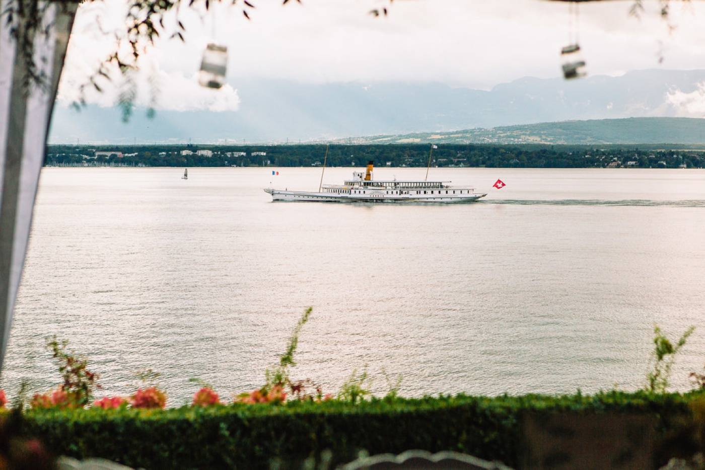 Anniversaire de mariage dans une propriété au bord du lac