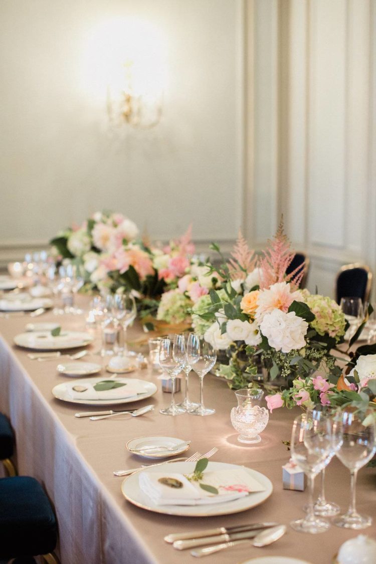 table decoration for special events