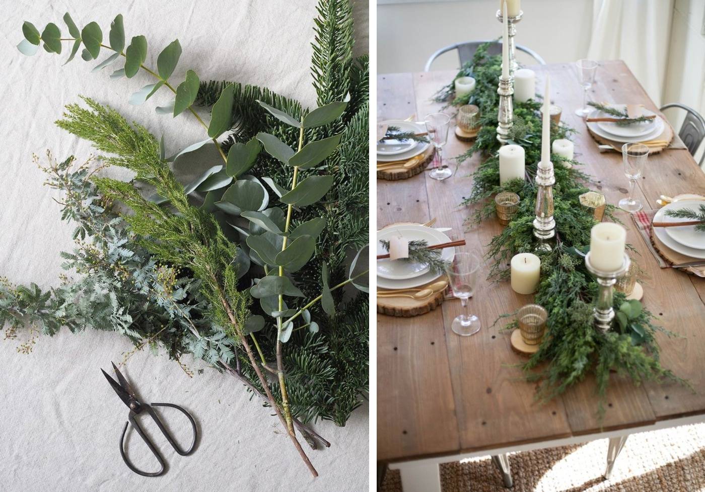 Christmas centerpiece DIY