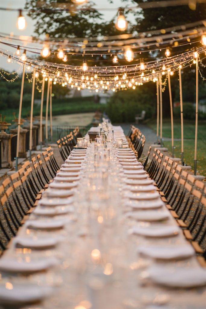 Birthday dinner under the stars Table royale pour un Anniversaire sous les étoiles