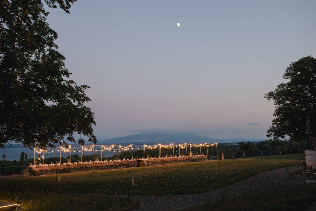 Al fresco dinner for a Birthday under the stars Dîner pour Anniversaire sous les étoiles