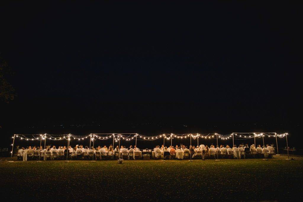 Al fresco dinner for Birthday under the stars Anniversaire sous les étoiles