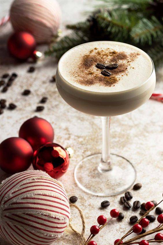 Christmas cocktail espresso martini